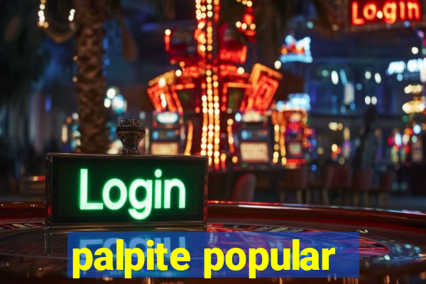 palpite popular